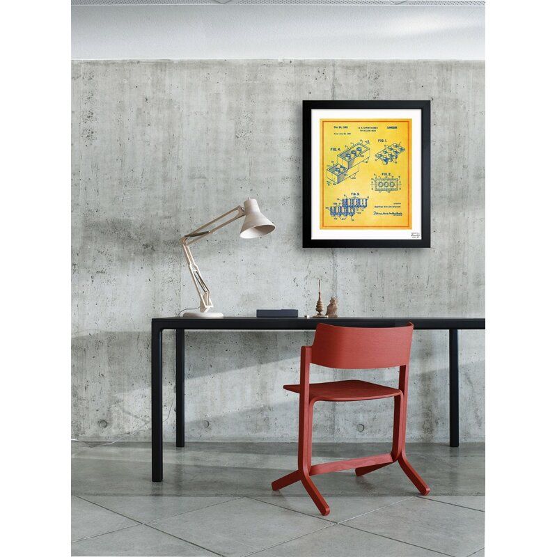 Lego Toy Building Brick 1961 Framed Graphic Art thumbnail 2