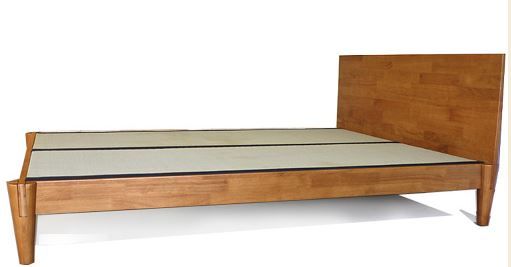 Ensui Platform Bed Frame Honey Oak thumbnail 2