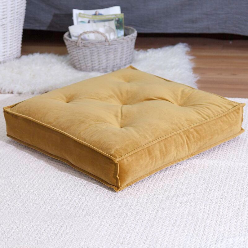 Asaad 24 Floor Pillow With Insert-24"x4" thumbnail 2
