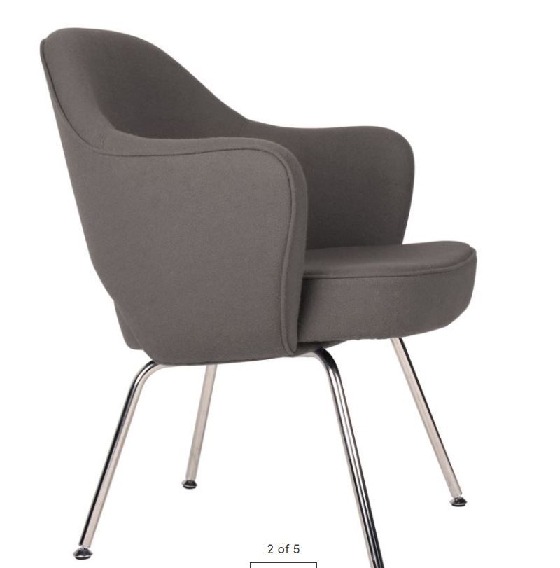 Executive Armchair Steel Legs thumbnail 2