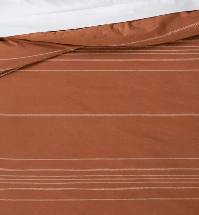 Simple Woven Stripe Comforter Pillow thumbnail 3