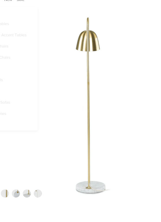 Lissom Brass Floor Lamp thumbnail 2