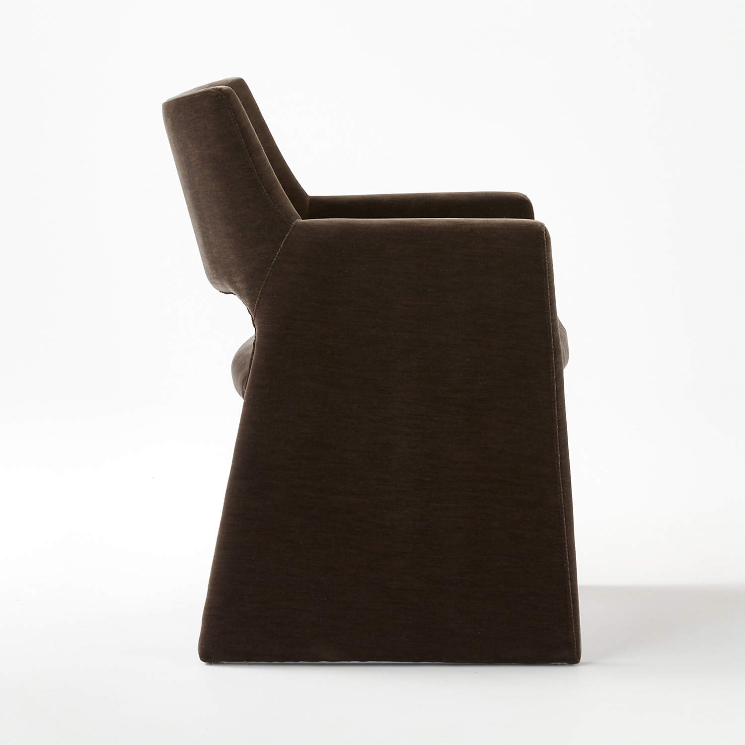 FOLEY MINK VELVET DINING CHAIR thumbnail 2