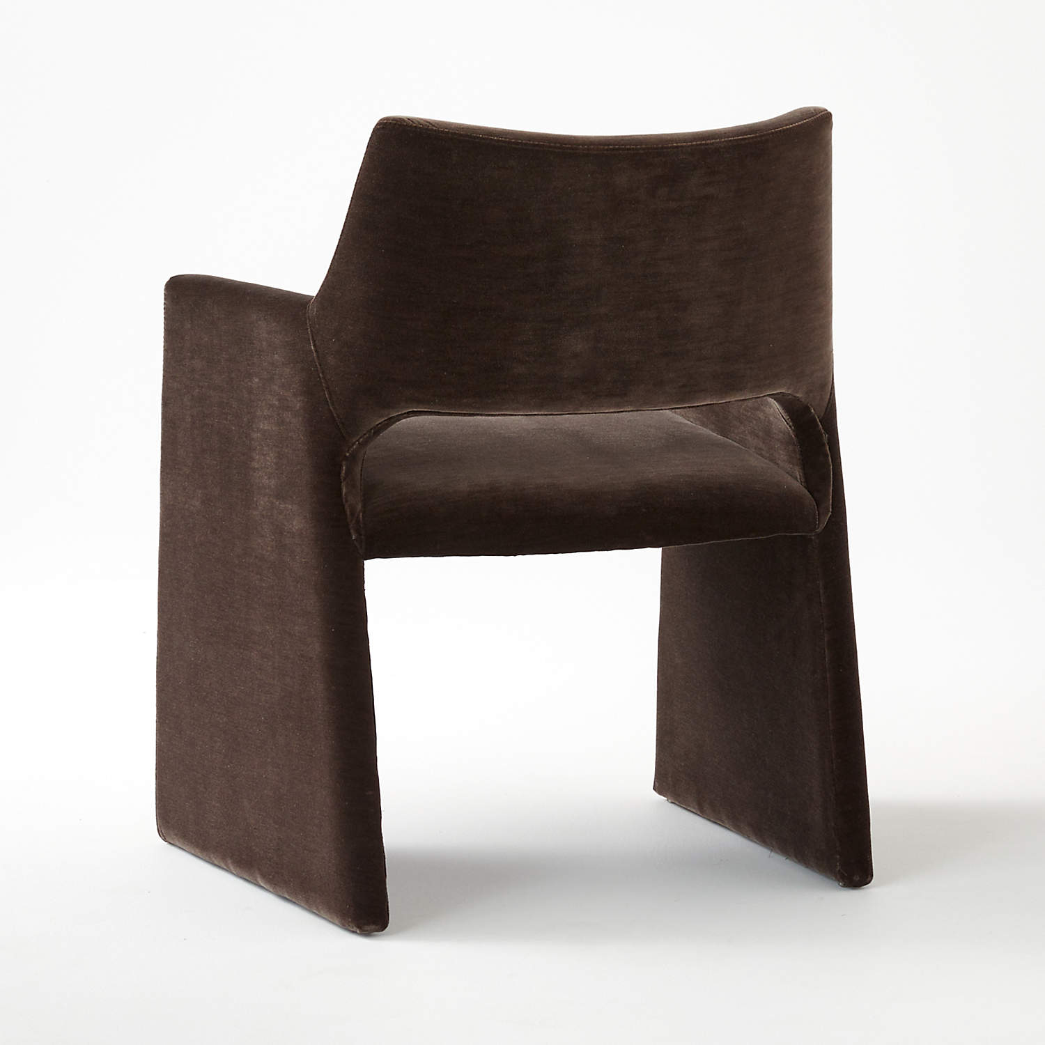 FOLEY MINK VELVET DINING CHAIR thumbnail 4