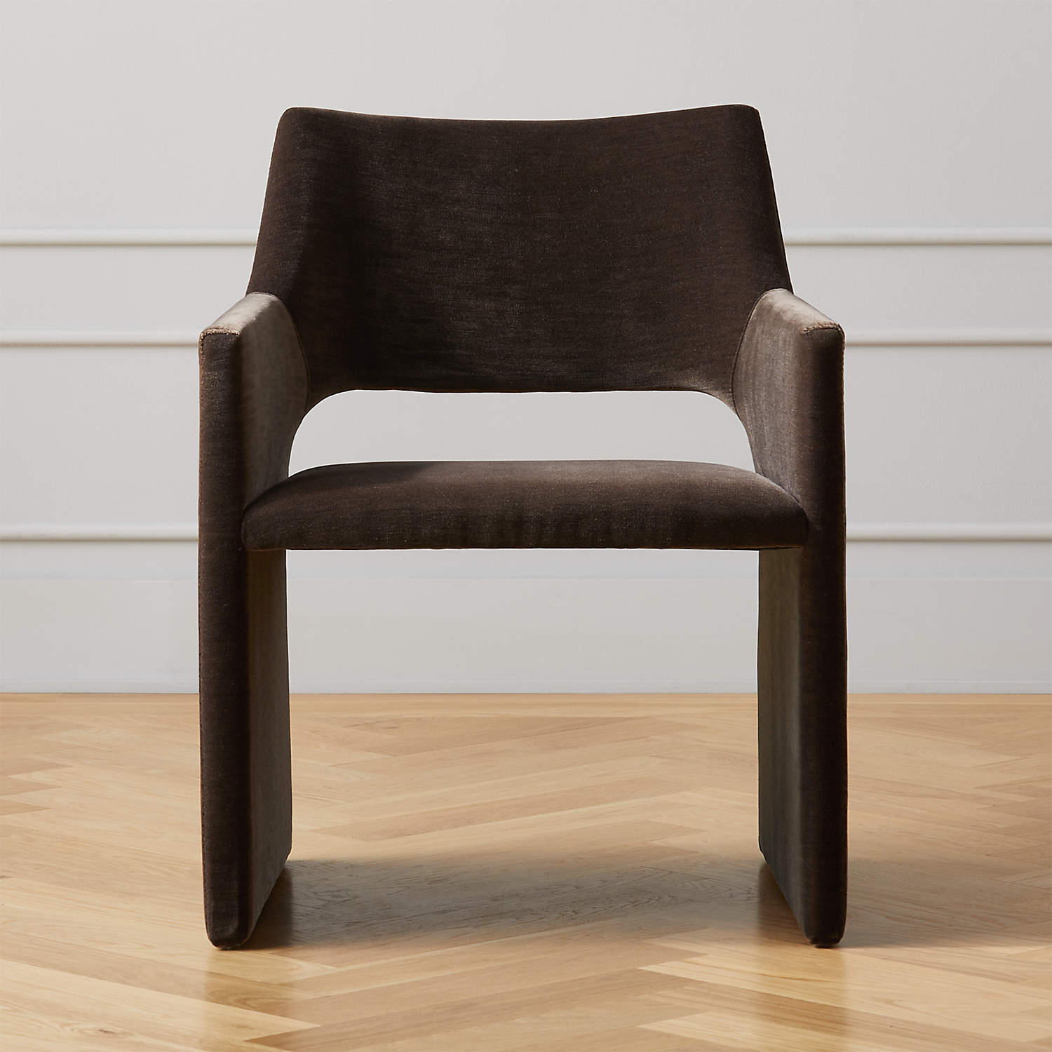 FOLEY MINK VELVET DINING CHAIR thumbnail 5