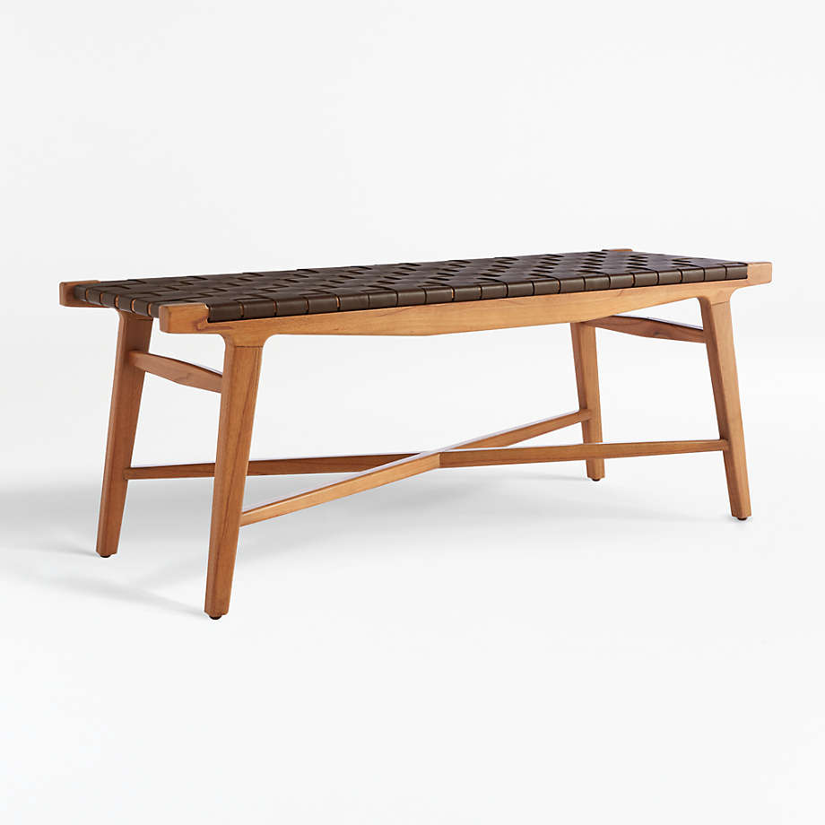 Taj Leather Strap Bench thumbnail 3