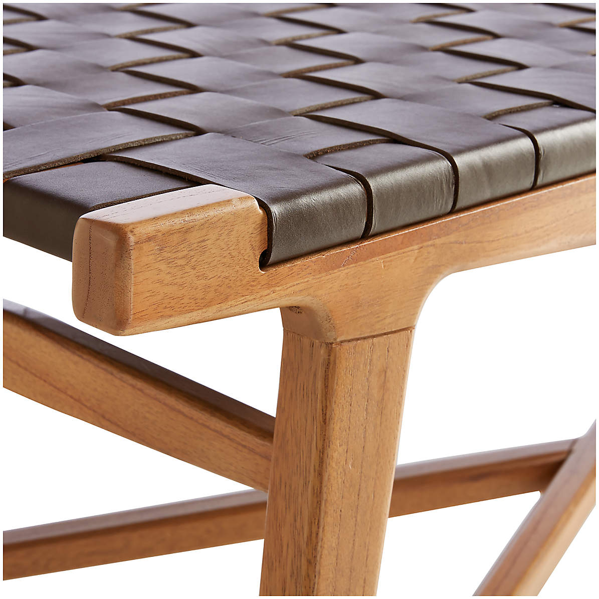 Taj Leather Strap Bench thumbnail 4