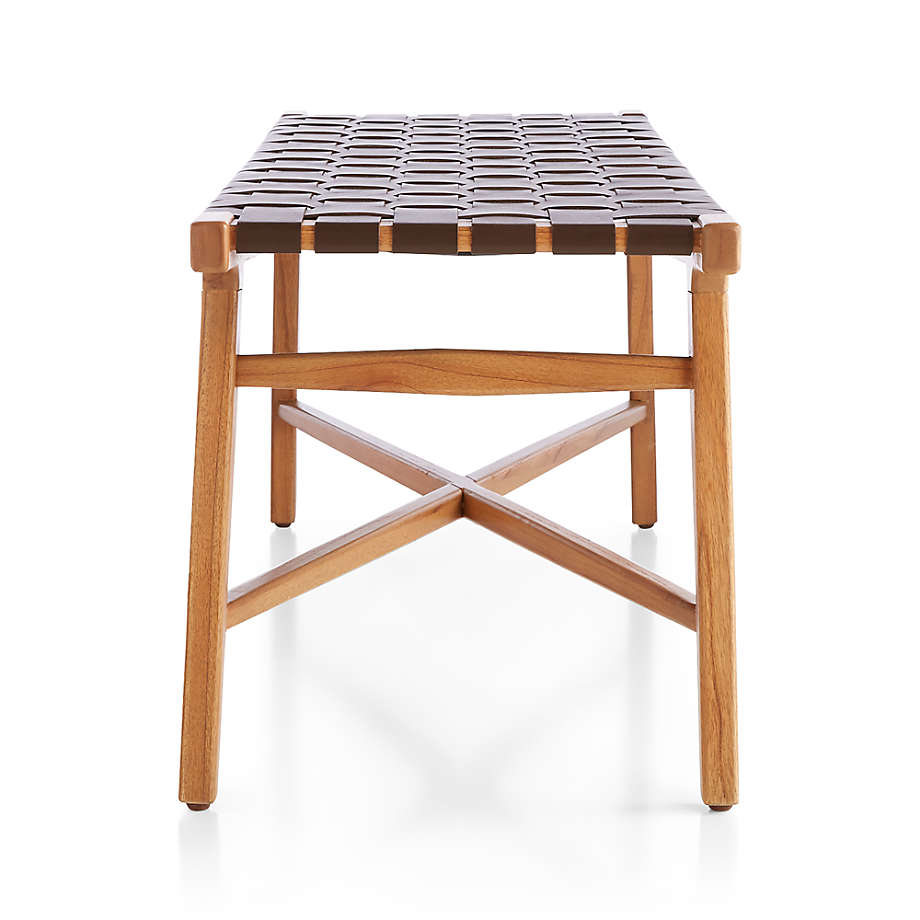 Taj Leather Strap Bench thumbnail 2