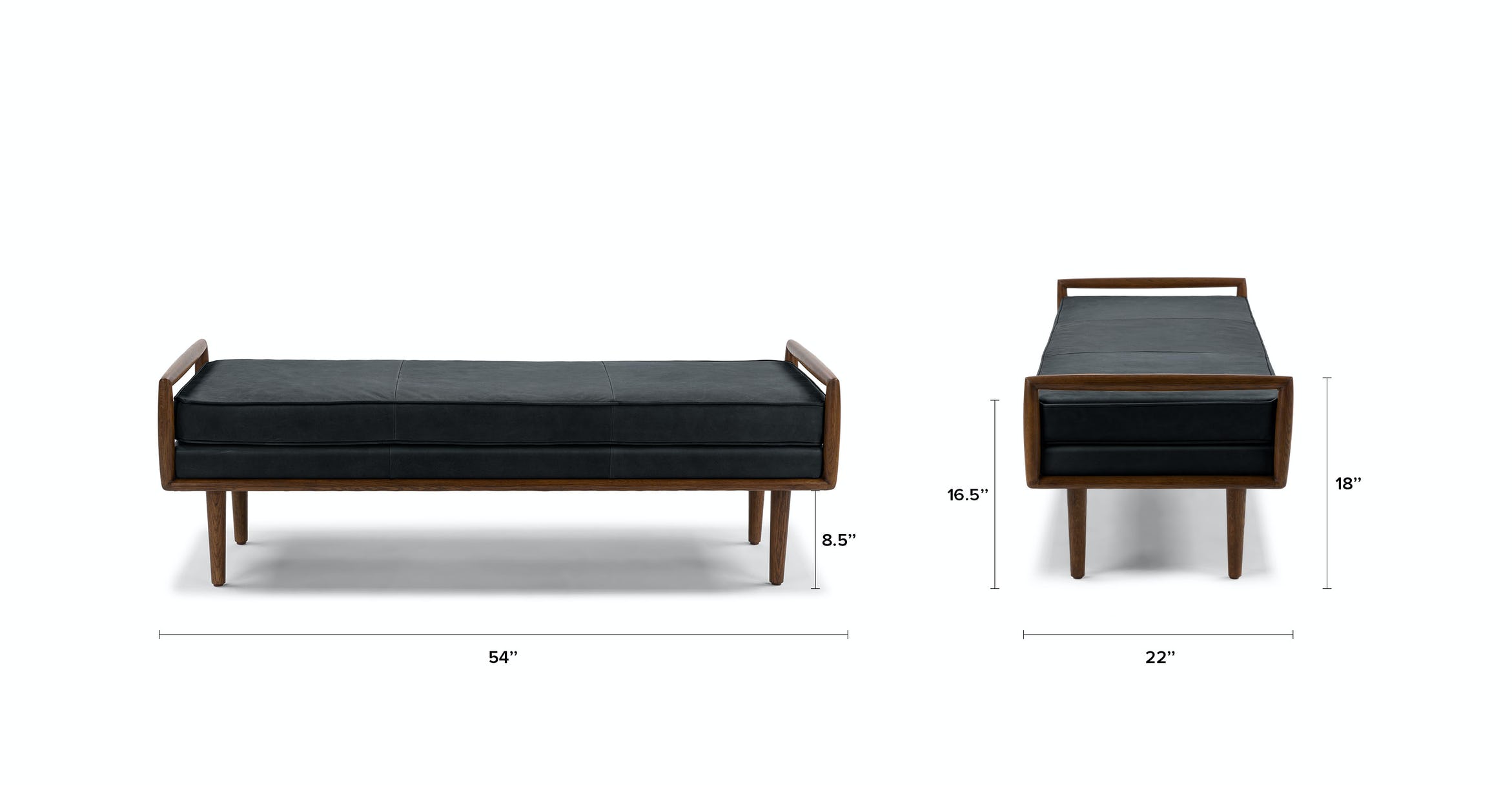 Ansa Charme Black Bench thumbnail 2