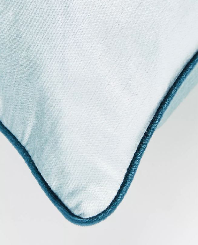 Adelina Slub Velvet Pillow thumbnail 2