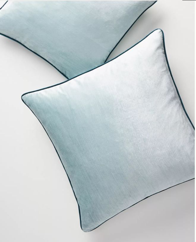 Adelina Slub Velvet Pillow thumbnail 3