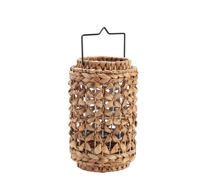 Waverly Woven Water Hyacinth Lantern thumbnail 4