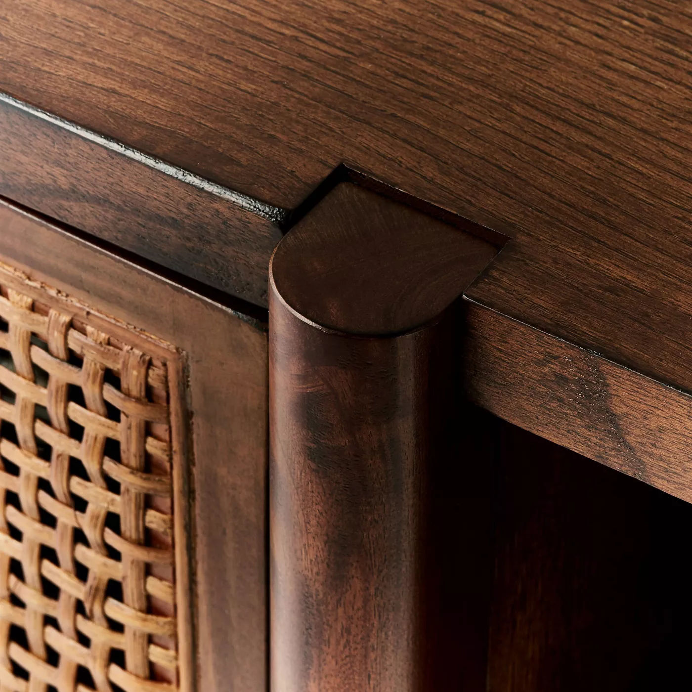 Portola Hills Caned Door TV Stand  thumbnail 4