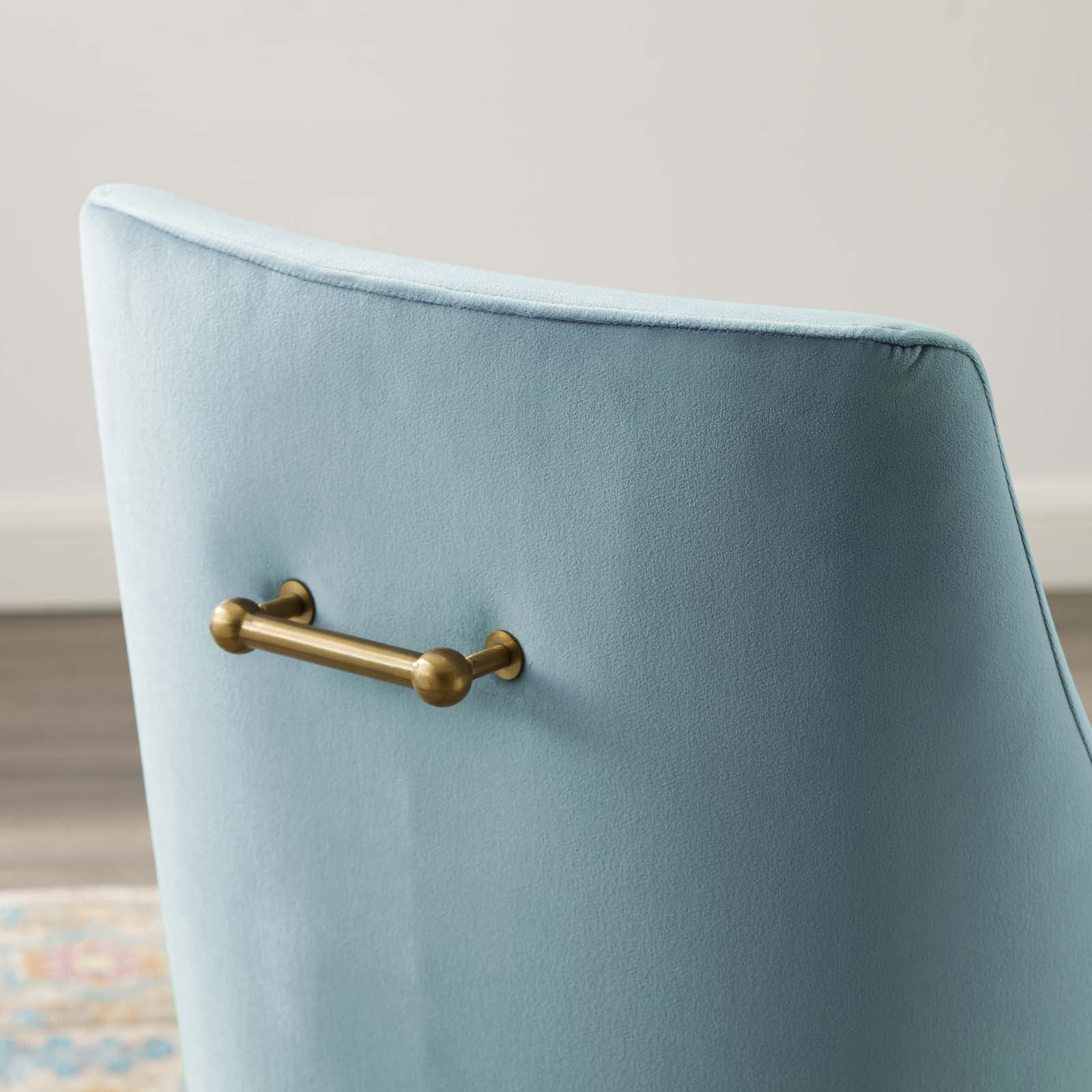 Crisden Dining Chair - Light Blue thumbnail 2