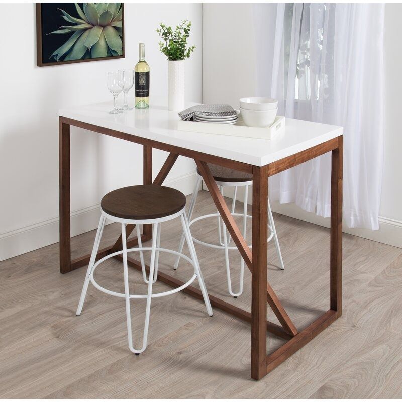 Sievers Counter Height Trestle Dining Table thumbnail 2