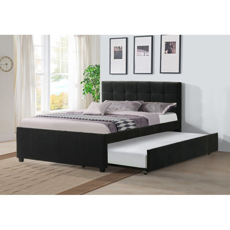 Thornton Tufted Upholstered Platform Bed-Full  thumbnail 2