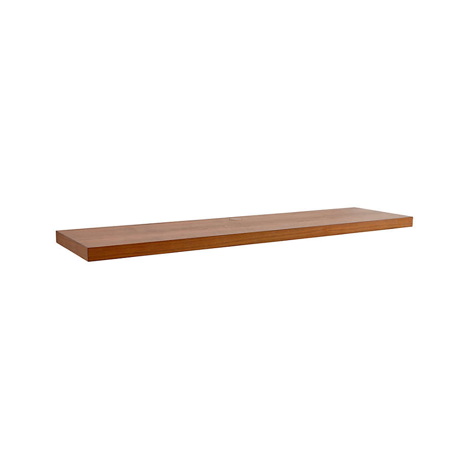 Aspect Walnut Floating Wall Shelf thumbnail 2