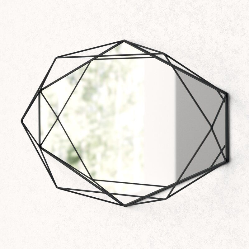 Black Prisma Modern and Contemporary Accent Mirror thumbnail 3