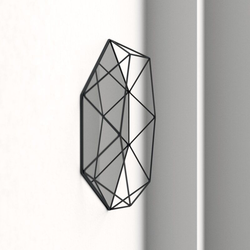 Black Prisma Modern and Contemporary Accent Mirror thumbnail 4