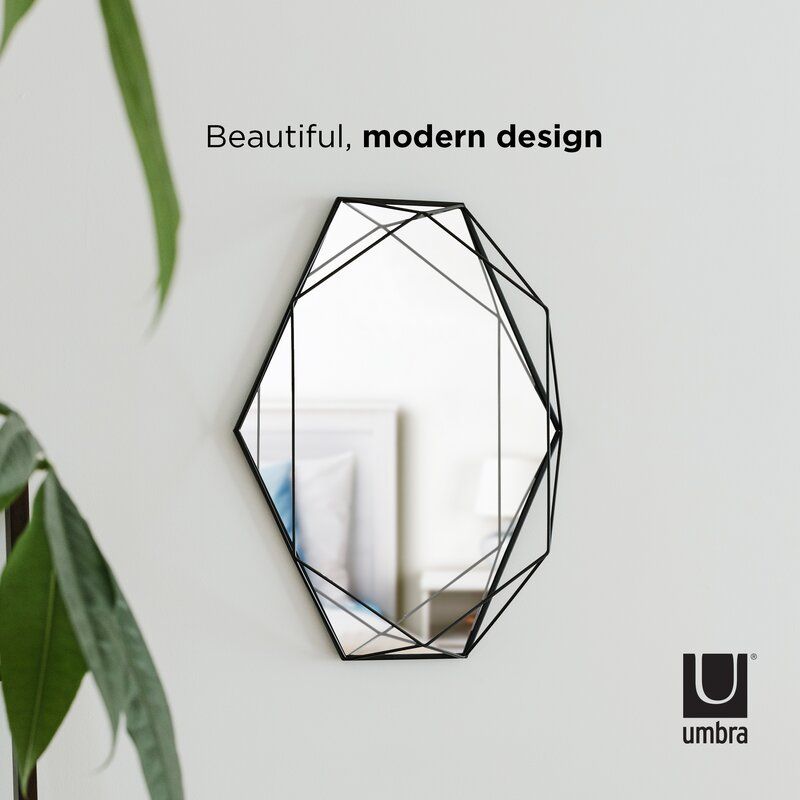 Black Prisma Modern and Contemporary Accent Mirror thumbnail 6