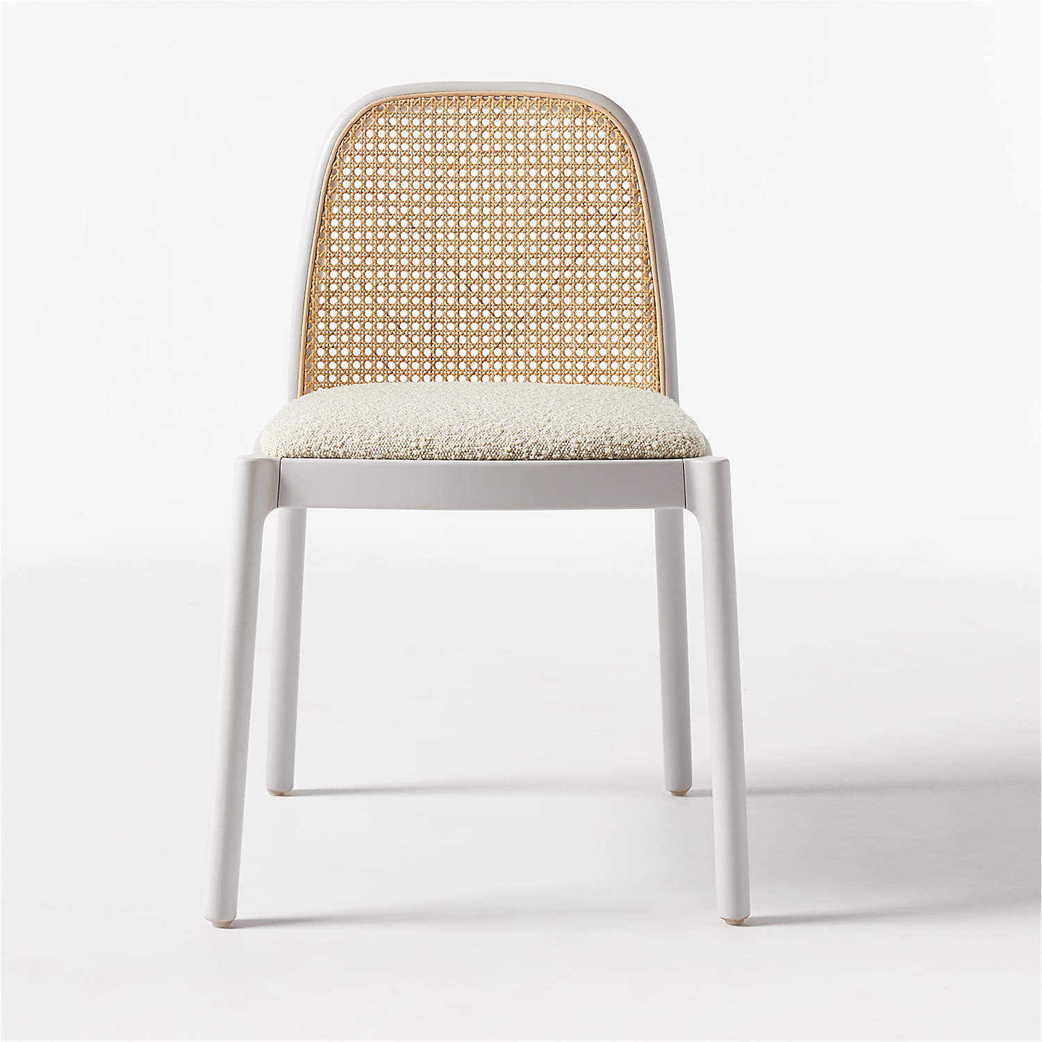 Nadia White Cane Chair thumbnail 2