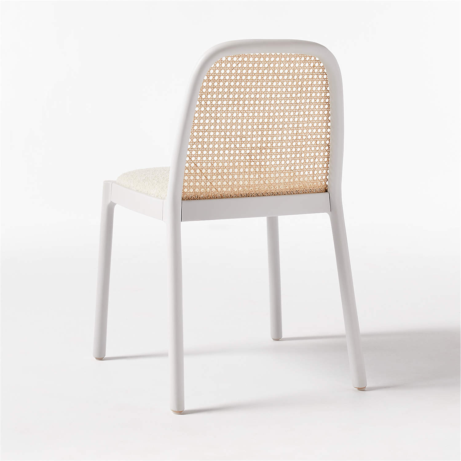 Nadia White Cane Chair thumbnail 3