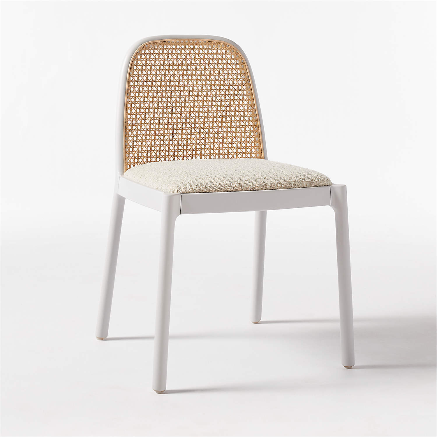 Nadia White Cane Chair thumbnail 4