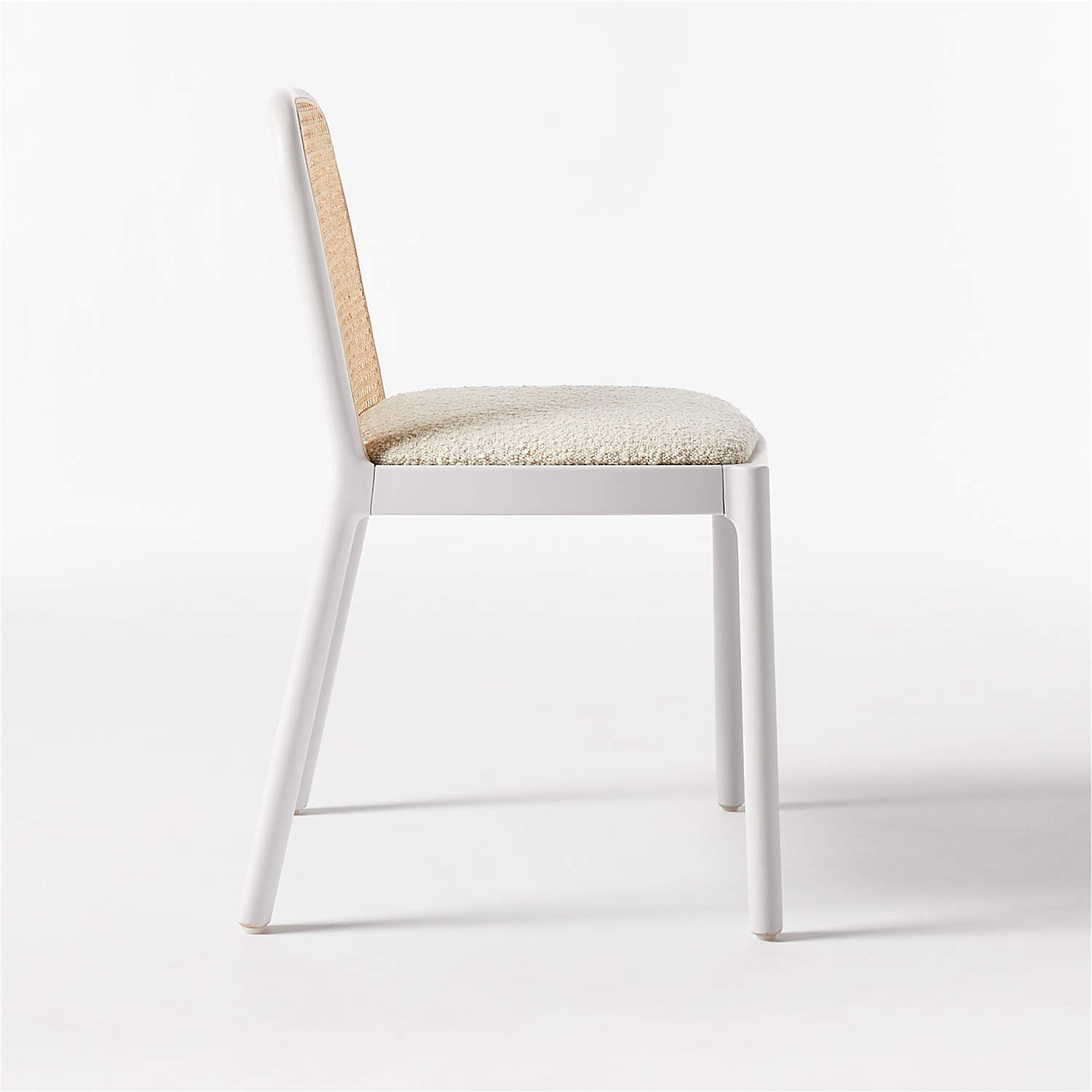 Nadia White Cane Chair thumbnail 5