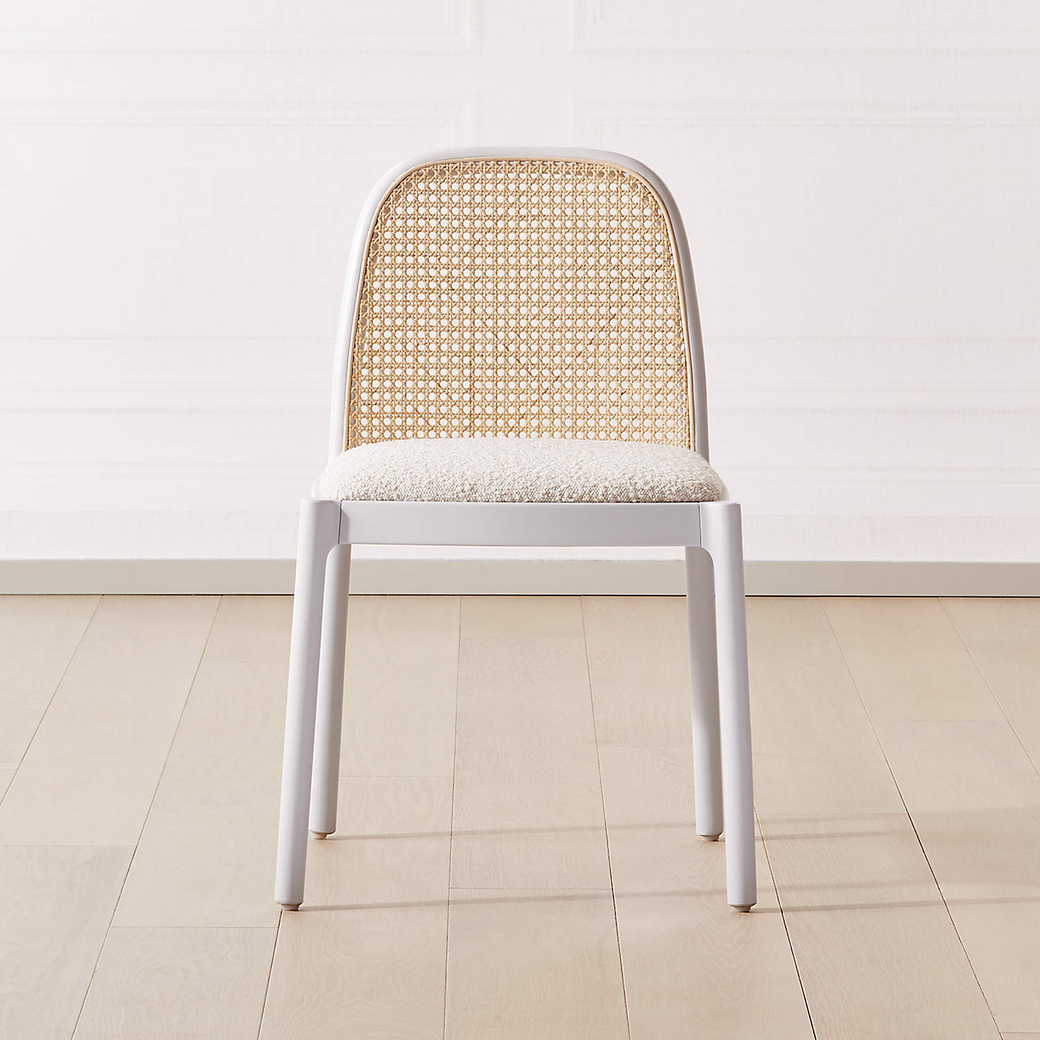 Nadia White Cane Chair thumbnail 7