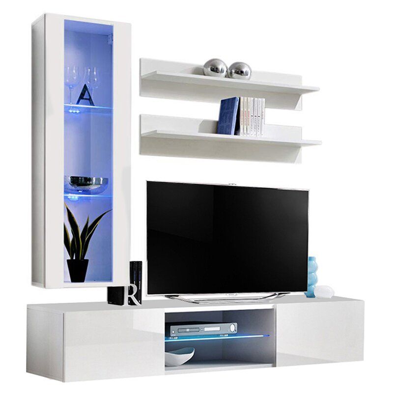 Livengood Floating Entertainment Center for TVs up to 70 thumbnail 2