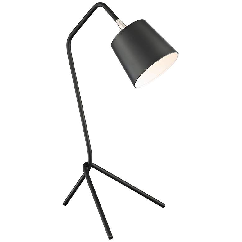 Lite Source Quana Black Metal Tripod Desk Lamp thumbnail 2