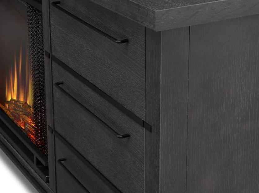 Real Flame Parsons Electric Fireplace Media Cabinet thumbnail 4