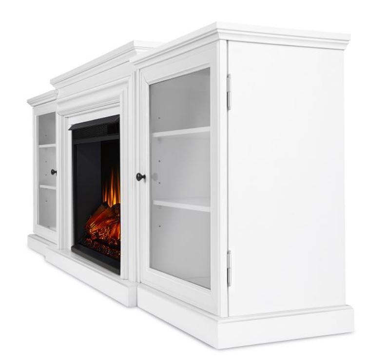 Harold Electric Fireplace Media Cabinet thumbnail 3