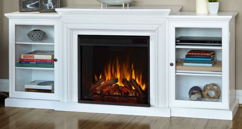 Harold Electric Fireplace Media Cabinet thumbnail 4