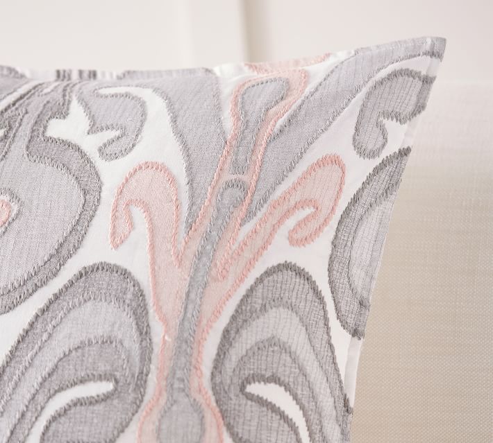 Kenmare Ikat Embroidered Pillow Covers no insert thumbnail 5