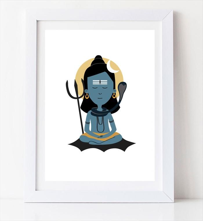 Art print Shiv thumbnail 2