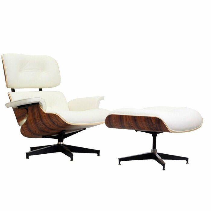 Jolene Swivel Lounge Chair and Ottoman thumbnail 3
