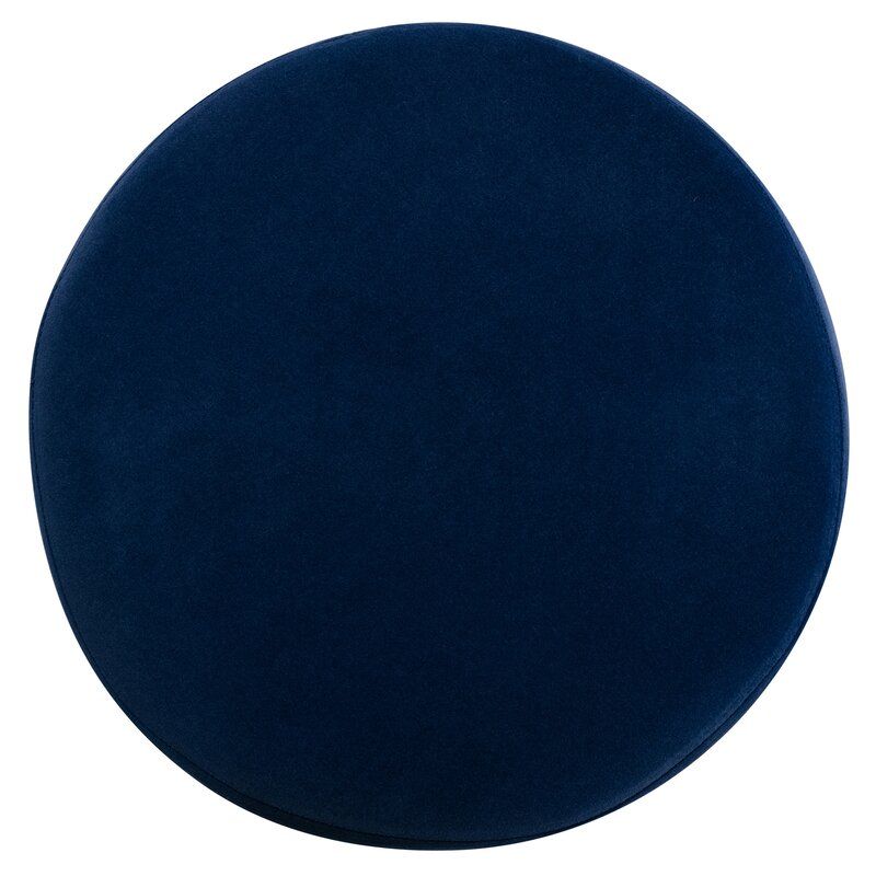Andromedae 15.4 Velvet Round Storage Ottoman thumbnail 6
