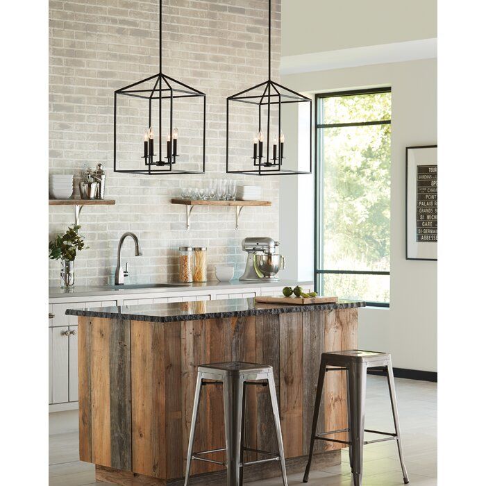 Light Lantern Rectangle Chandelier thumbnail 2