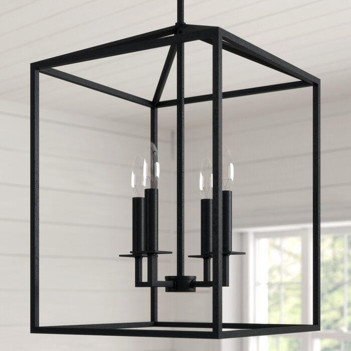 Light Lantern Rectangle Chandelier thumbnail 4