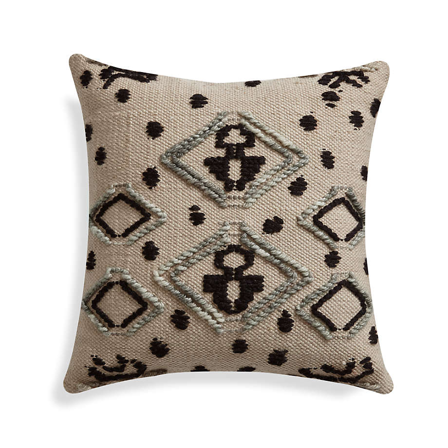 Mohave Embroidered Outdoor Pillow With Insert-18"x18" thumbnail 2