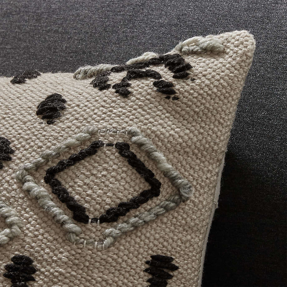 Mohave Embroidered Outdoor Pillow With Insert-18"x18" thumbnail 3