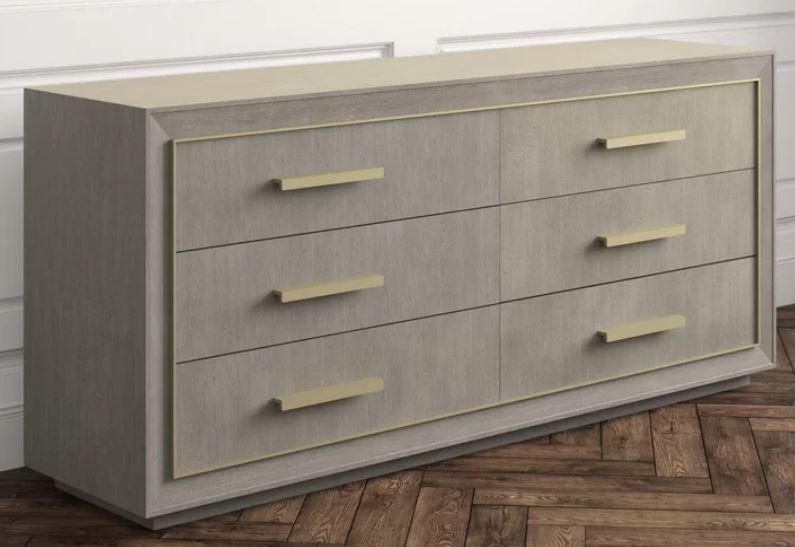 Monarch Kendall 6 Drawer Double Dresser thumbnail 2