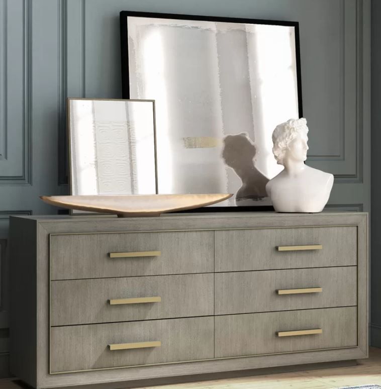 Monarch Kendall 6 Drawer Double Dresser thumbnail 3
