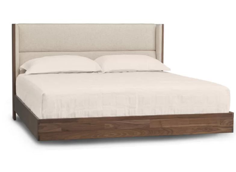 Sloane Solid Wood and Upholstered Platform Bed-King thumbnail 4