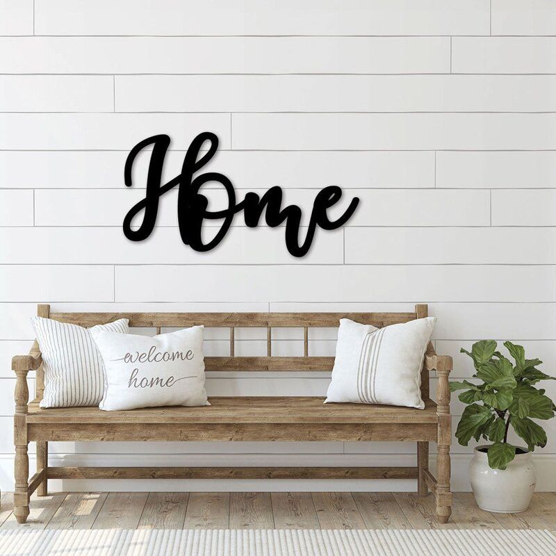 Cursive Word Home Sign Wall Décor thumbnail 3