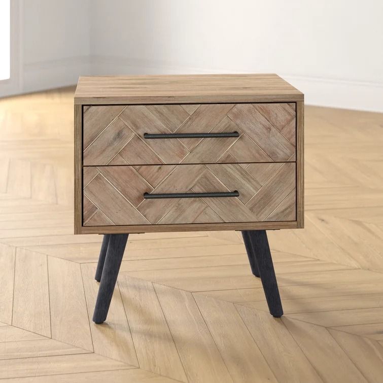 Keziah two Drawer Nightstand thumbnail 3