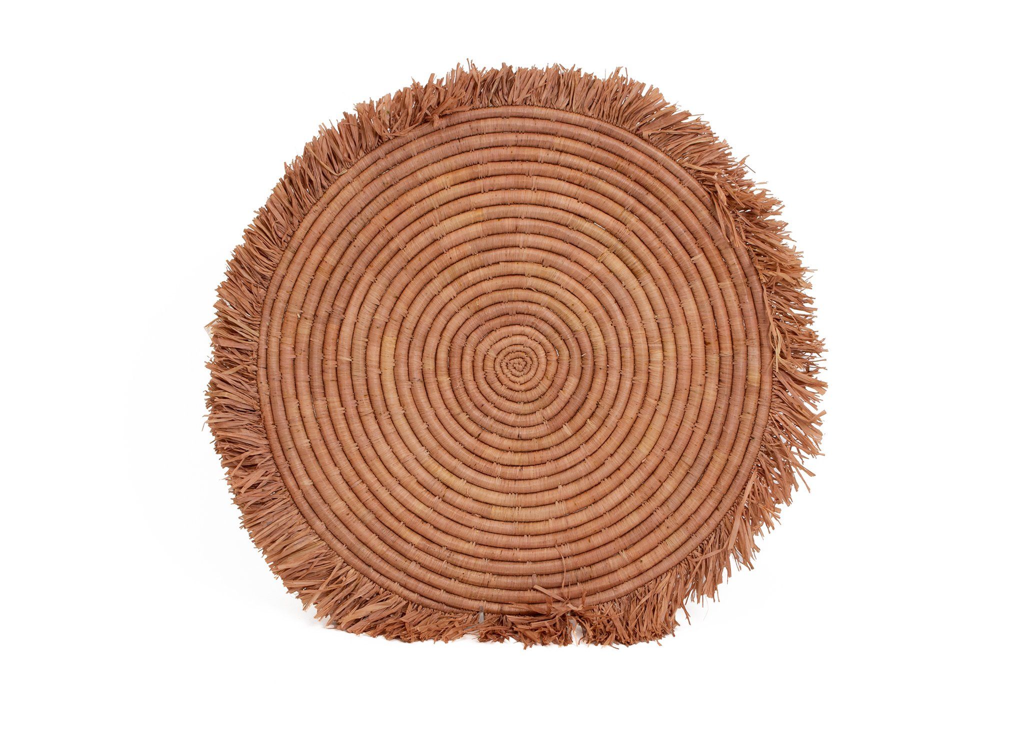 Camel Large Fringed Charger thumbnail 2