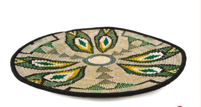 Ivy Fleur Plate Woven Wall Art Plate thumbnail 4