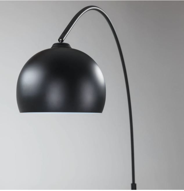 Crescent Black Floor Lamp thumbnail 2